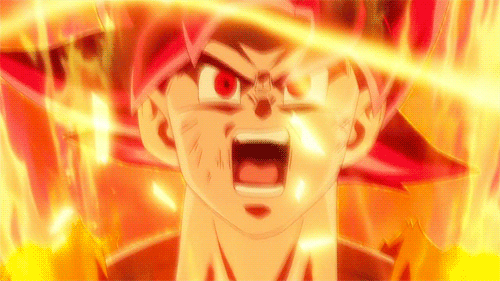 goku SSJGOD gif